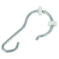 Shower Hooks With Wheels, Aluminum, Pk13, 4Eew7