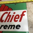 Vintage Advertising Texaco Sky Chief Pump Plate Sign Heavy Metal — photo 6