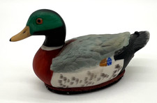 Vintage Jasco Ceramic Duck Lint Brush Mallard Decoy 5 x 3-1/4 Hunting
