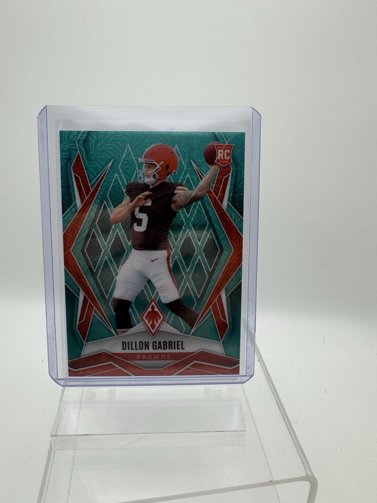 2025 Panini Phoenix - Rookies Dillon Gabriel #175 Teal Mojo 50/50 (RC)
