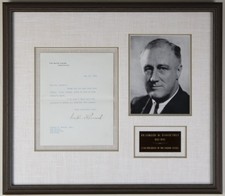 FRANKLIN D. ROOSEVELT - TYPED LETTER SIGNED 05/24/1935