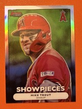 Mike Trout 2025 Bowman's Best - Showpieces - Refractor  - #9 Angels