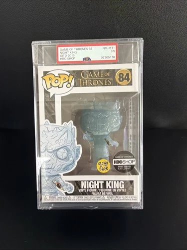 Funko Pop! Game Of Thrones: NIGHT KING Glow Chase PSA 8.5 HBO Exclusive