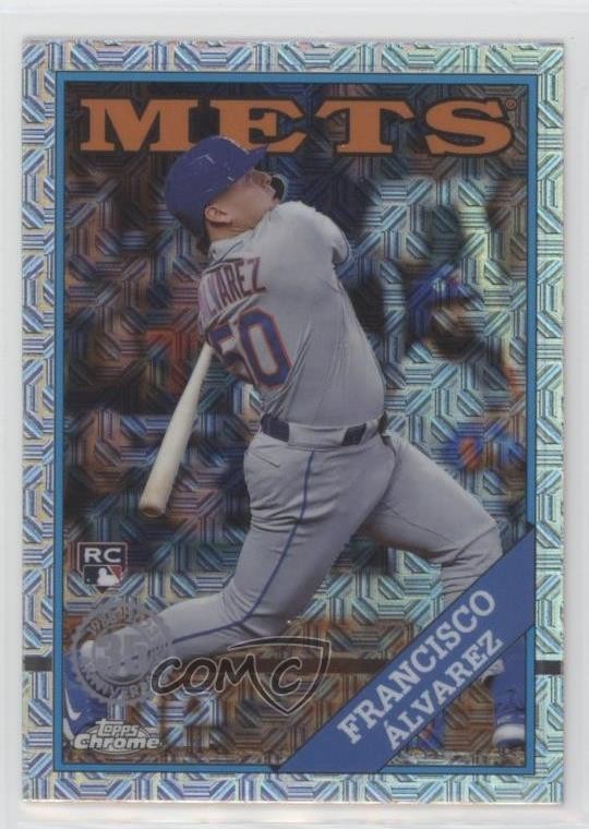 2023 Series 2 1988 Topps Chrome Silver Pack Mojo Francisco Alvarez Álvarez 1nw5