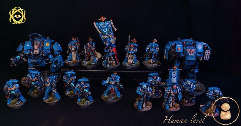 COMMISSION Warhammer 40K Space Marine Infantry Miniatures – HUMAN LEVEL