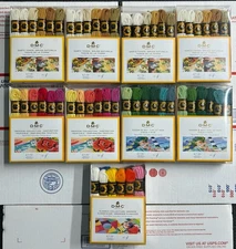 DMC Tapestry Wool Assorted Colors  Thread Lot Of 9 Box Sets Brand New