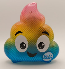 Silly Poopy Rainbow Talking Toy   Emoji Poop   Battery Operated   Tested   Used