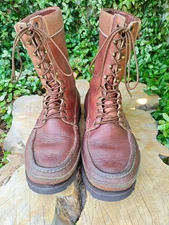 Russell Moccasin HCH High Country Hunter Boots 10.5 EEEEE Brown Bird Shooter