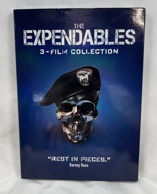 The Expendables Triple Feature DVD 1 2 3 Stallone Rourke Willis Schwarzenegger