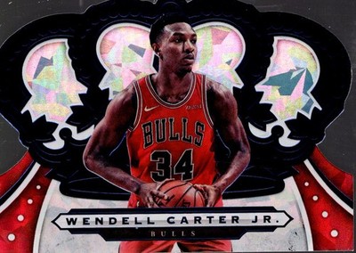 2019-20 Crown Royale Crystal Blue #65 Wendell Carter Jr. /99 - BSK