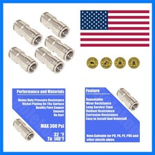 Pneumatic Push To Connect Fittings Heavy Duty Straight Quick Air Fittings 1/4...
