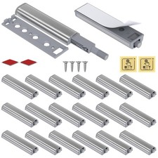 Spring Loaded Cabinet Latch - Magnetic Push Catch 20 Pack