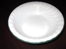 Corning Corelle Green Callaway Ivy Swirl 7 1/4" Soup / Cereal Bowl