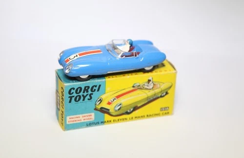 Corgi 151A Lotus Mark Eleven Le Mans Racing Car In Original Box - Good Vintage