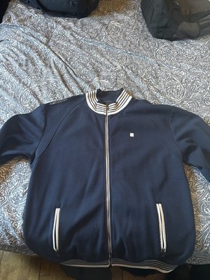 Ecko Unltd Jacket Sweater Extra Large Size Color Blue and White.