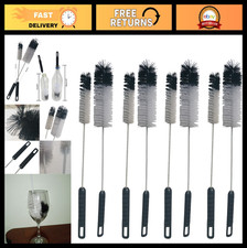 Bottle Cleaning Brush Set - Flexible Long Handle for Narrow Neck Water Beer Wine