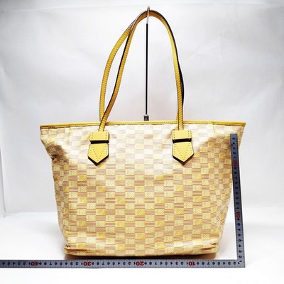 MOREAU PARIS Tote Bag Yellow PVC 2656645 | eBay