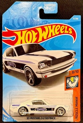 Hot Wheels 1965 Ford Mustang 2+2 Fastback CUSTOM Wheel & Tire Real Riders