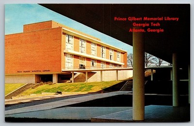 Atlanta Georgia Tech Prince Gilbert Memorial Library 1960 Vintage ...