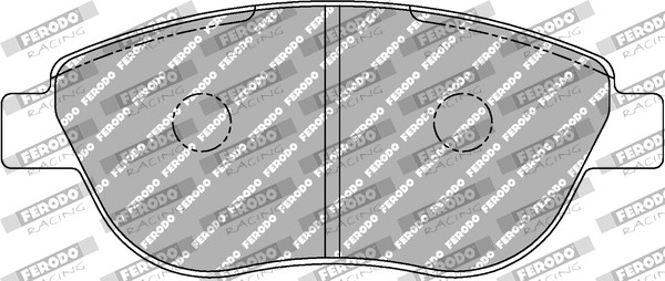 Ferodo Racing BremsbeläGe BremsklöTze Vorne FüR Peugeot 207 CC Wd_ 1.6 16V-image