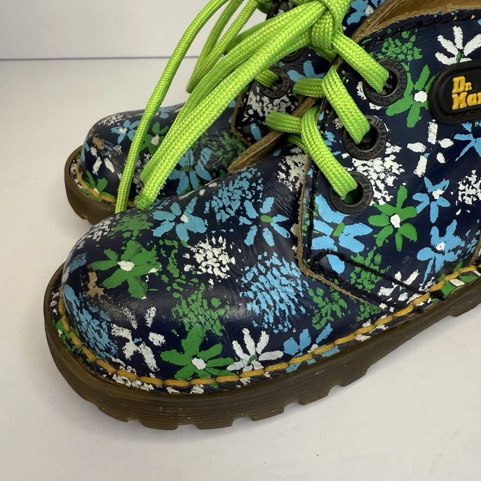 Botas Dr. Martens 1460 Jardín Místico Floral Niños Colección Juniors 11 Cremallera Lateral Foto 2 de 4