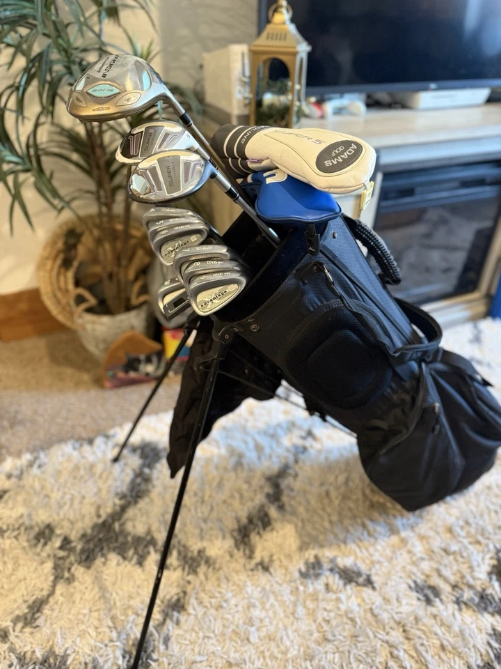 Juego completo de palos de golf para diestros de 12 piezas para mujer con bolsa de golf independiente Foto 2 de 4