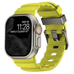Pour Apple Watch Ultra Series 10 42/46/49mm Bande de bracelet en silicone de sport imperméable