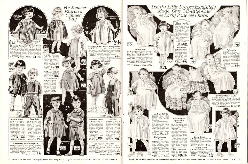 1923 Lane Bryant Baby's Own Book, Catalog, 39 pages plus the covers - Image 4 of 4