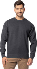 Men'S Eversoft Fleece Crewneck Sweatshirts, Moisture Wicking  Breathable, Sizes