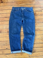 VTG Levi  s 501 1994 Made in USA Jeans Denim 40x40 37x32 Button Fly Blank Tab
