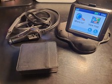 Garmin GPS Nuvi 265 Vehicle Navigator Bundle W/ Case Mount Charger Tested Works