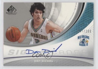 2005-06 SP Game Used Edition SIGnificance 47/100 Dan Dickau #SIG-DD Auto 0o9