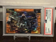 2023 Select WWE Bray Wyatt Orange Flash Ringside PSA 10