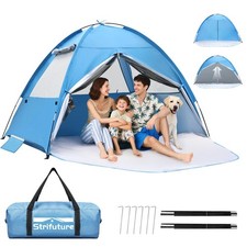 Beach Tent Sun Shelter for 4/5 Person - UPF 50 UV Protection Portable Beach ...