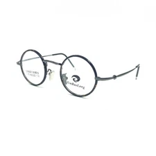 Pure Titanium Small Round Tortoise Eyeglass Frames Rx able Full Rim Glasses
