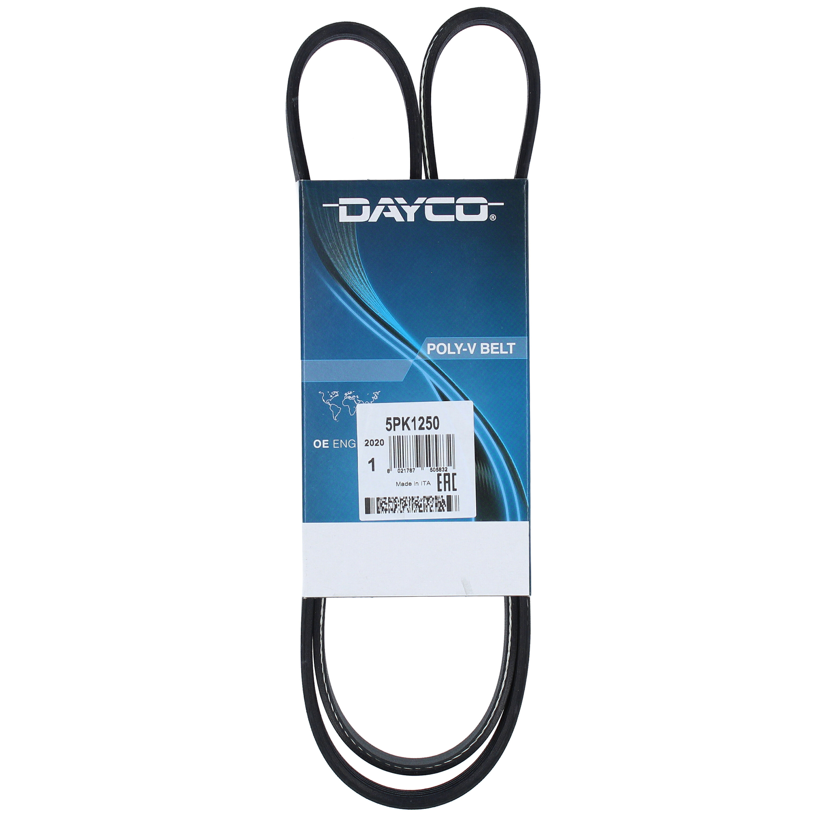 Cinghia Poly-V Dayco per Peugeot Opel Vauxhall Citroen Toyota Hyundai Kia Daewoo