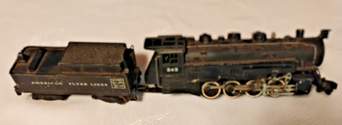American Flyer #343 NPR Switcher Locomotive & Tender Preowned-Untested - Picture 2 of 10