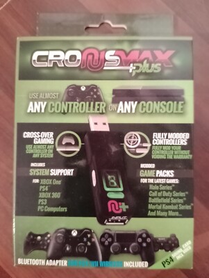 CronusMAX Plus Crossover Gaming Adapter, Works with PS4, PS3, Xbox