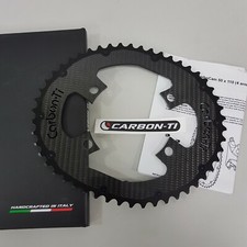 Carbon-Ti X-CarboCam BCD110 x 4 Bolts Bicycle Chainring -Made in Italy 50T/52T 