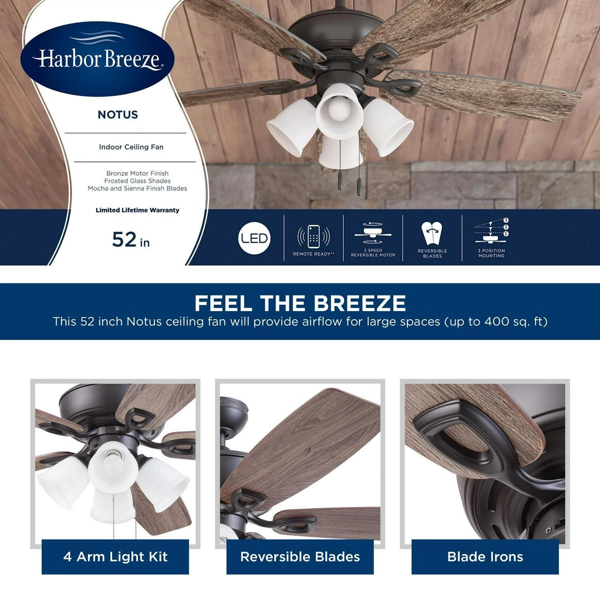 Harbor Breeze Ceiling Fan Downrod Installation Shelly Lighting