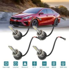 H1 LED Headlight Bulbs Conversion Kit High Low Beam 6000K Xenon Super White 4PC