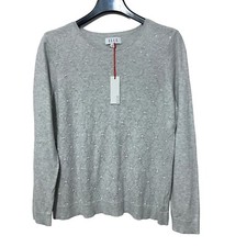 NWT Elle Womens Sweater Size XL Beaded Rhinestone Corporate Office Work