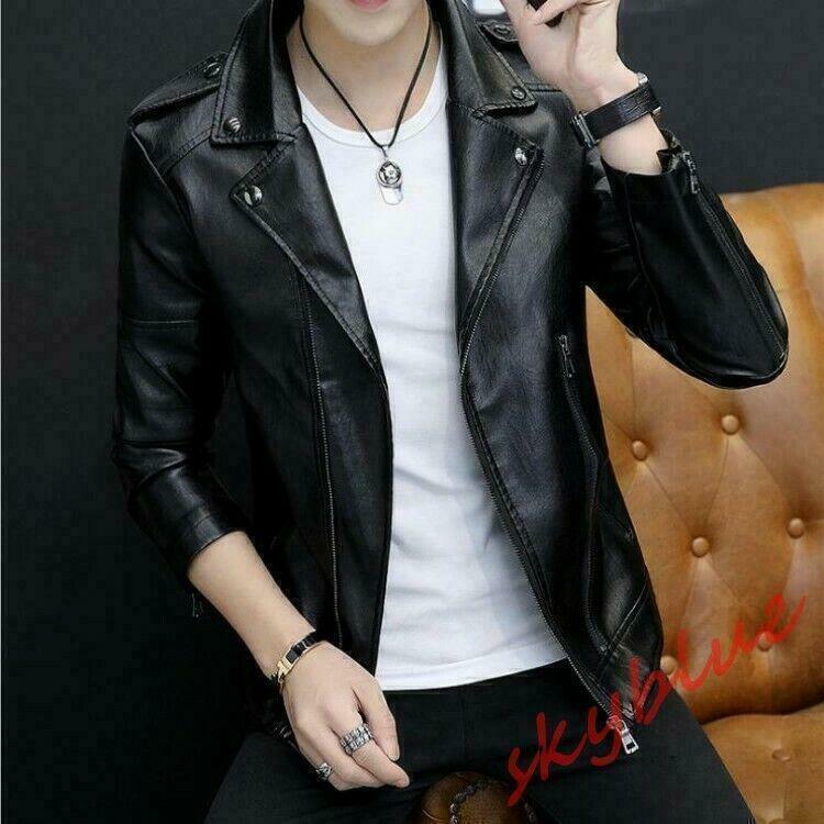 【punk leather jaket short】 Punk New Women Style Short Studded Leather Jacket, Fashion