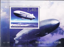 W KOREA 4190 FIRST ZEPPELIN FLIGHT CENTENARY