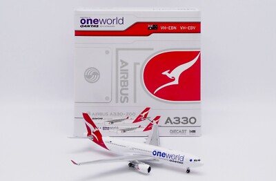 Qantas A330-200 Reg: VH-EBV ''Oneworld'' JC Wings Scale 1:400 Diecast  XX40246