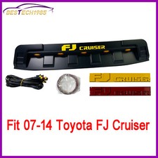 Fit 07-14 Toyota Fj Cruiser Front Engine Hood Air Intake Grille Cover Wlamp Fit 07-14 Toyota Fj Cruiser Front Engine Hood Air Intake Grille Cover Wlamp