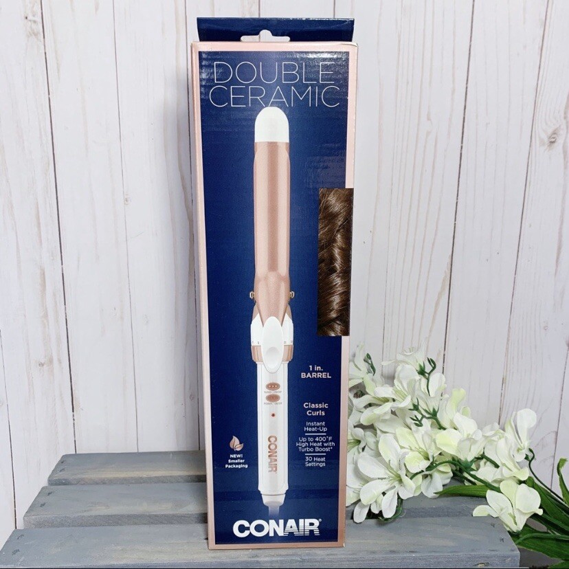 Bundle Conair Double Ceramic White 1-Inch Flat Iron  display picture 1