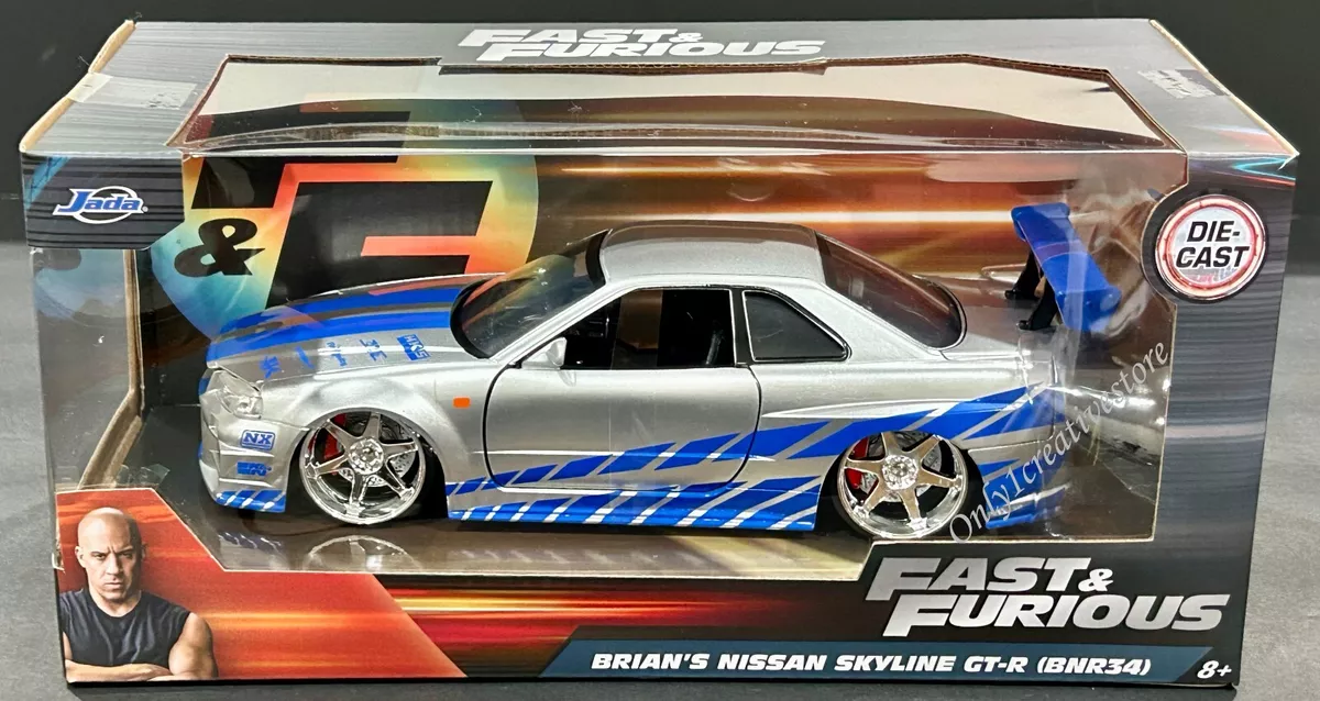  Jada Toys Fast & Furious Brian's Nissan Skyline GT-R