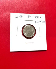 2014 50 PESOS COLOMBIA COIN - NICE WORLD COIN !!!