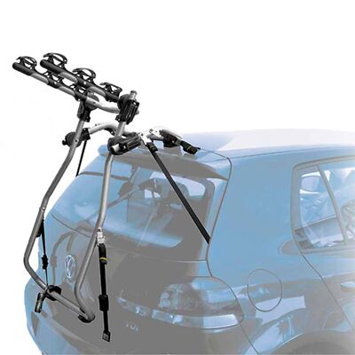 FAHRRADTRÄGER HECKKLAPPE 6 RIEMEN PERUZZO MILANO STAHL 3 FAHRRÄDER